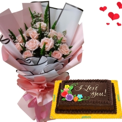 send flower with cake to philippines